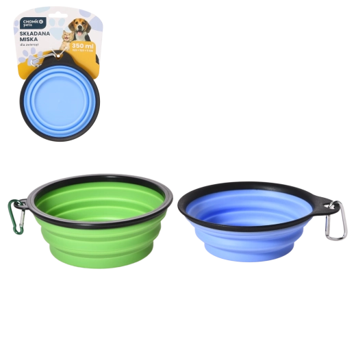 Cuenco plegable de silicona para perros y gatos 350 ml