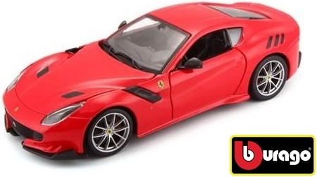 Modelo metálico Bburago Ferrari F12 TDF rojo 1:24