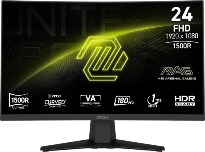 Monitor curvo 23,6" MAG 244C LED FHD 180 Hz negro