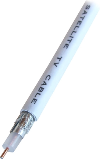 Cable coaxial Solight CC120 15 m blanco