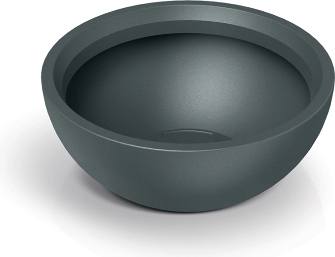 Macetero tipo cuenco MOLIO bowl 60 cm grafito
