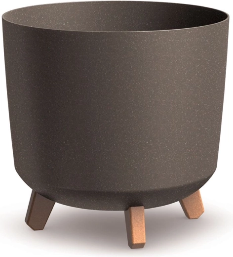 Macetero Gracia Tubus Eco Wood 29,8 cm – café