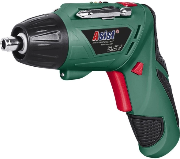 Destornillador inalámbrico ASIST 3,6 V con carga USB