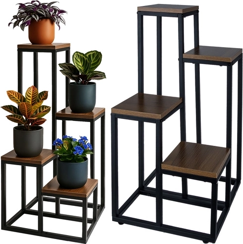 Soporte para flores estilo loft RUHHY 69 cm