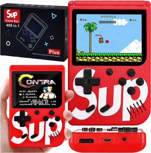 Consola de juegos retro portátil SUP 400 en 1 - 1 pieza