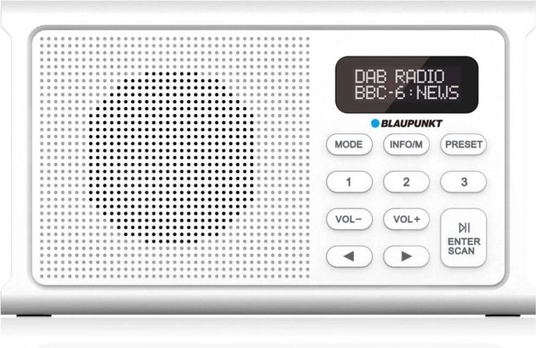 Radio digital portátil Blaupunkt DR3 blanca