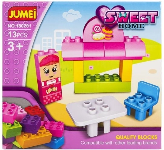 Bloques Jumei Sweet home pastelería (13 piezas, 20 × 19 cm) - 1 unidad