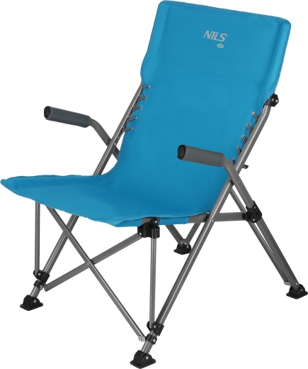 Silla de camping plegable NILS Camp azul