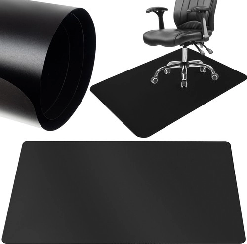 Protector de suelo para silla 130 × 90 cm – negro