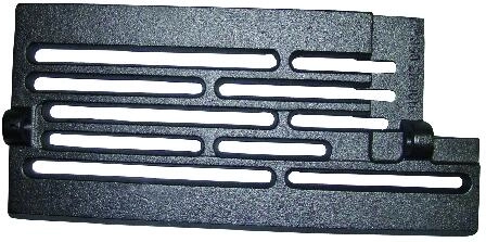 Parrilla inferior giratoria de hierro fundido 14 × 29,5 cm para cocinas 9100 y 9103