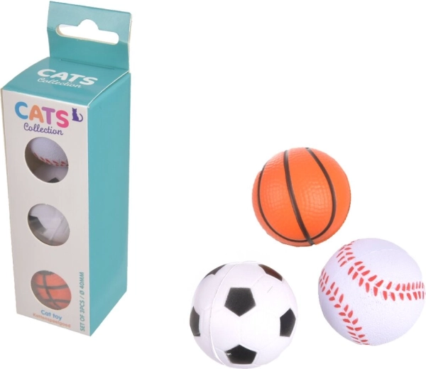 Juguete para gato – pelotas (3 uds)