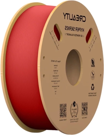 Filamento Creality Hyper PLA rojo de 1,75 mm, 1 kg
