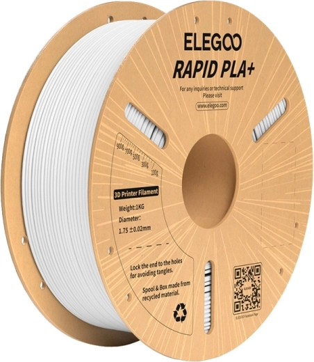 Filamento ELEGOO para impresión rápida PLA+ blanco