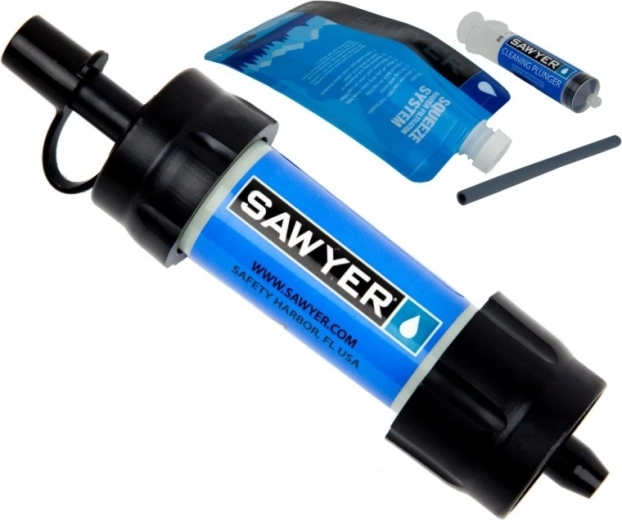 Filtro de agua de viaje Sawyer Mini azul - 1 unidad