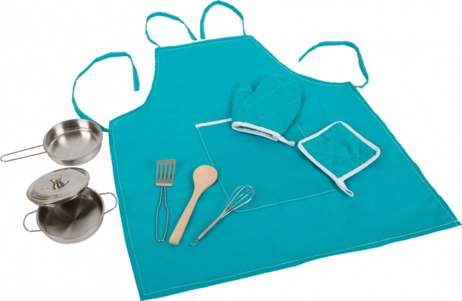 Set de cocina con delantal infantil