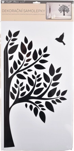 Vinilo de pared Árbol negro 32 × 60 cm