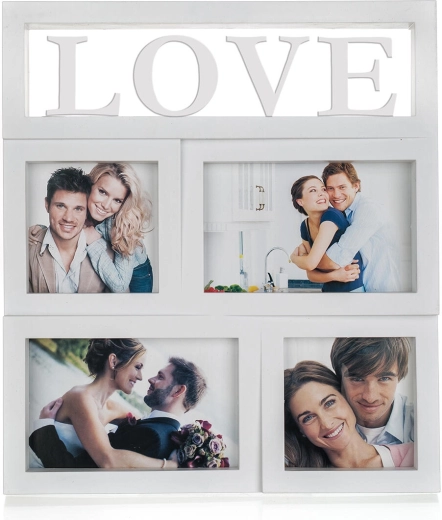 Portafotos Love para 4 fotografías 28 × 31 cm