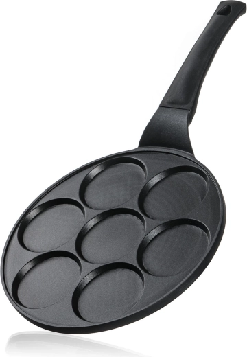 Sartén para tortitas ALIVIA de 26 cm con superficie antiadherente para 7 tortitas