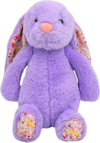 Conejito de peluche Michaś morado 25 cm