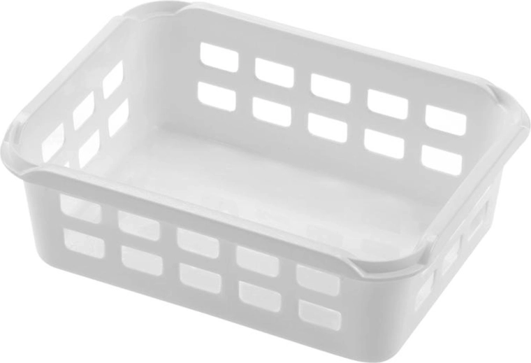 Cesta organizadora de plástico HEIDRUN 18,5 × 14 × 6 cm, surtido de colores