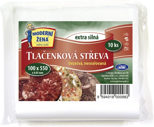 Bolsa para tlačenka 10 × 55 cm (10 uds.)