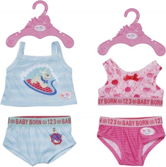 Ropa interior Baby Born para muñecas de 43 cm – 2 diseños