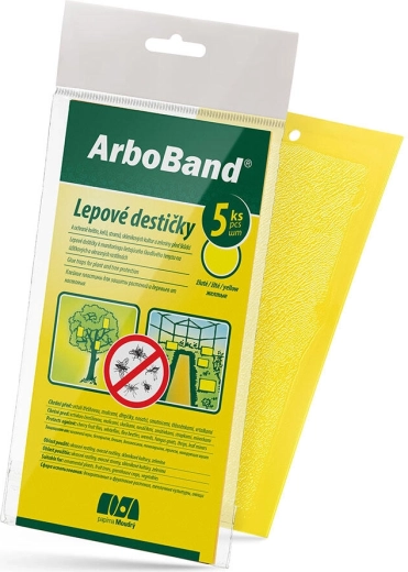 Tableros adhesivos ArboBand amarillos (5 uds)