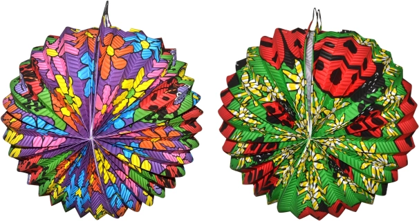 Farolillo Bola Mariquita 25 cm