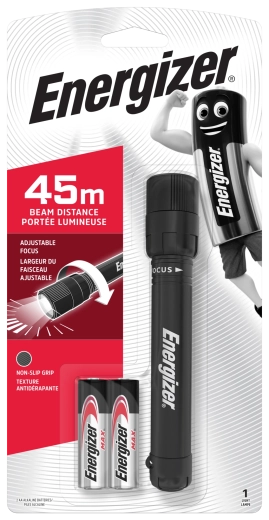 Linterna de mano Energizer X‑Focus LED para 2× AA