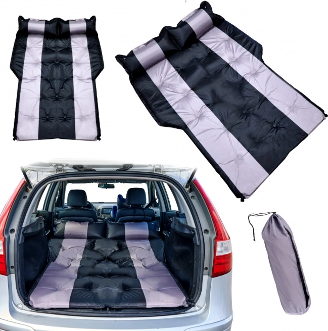 Colchón inflable para coche 170 × 128 cm negro
