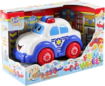 Coche de policía con luz y sonido