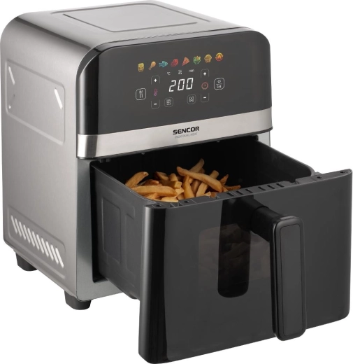 Freidora de aire Sencor SFR 6800SS Dual Heat Inox