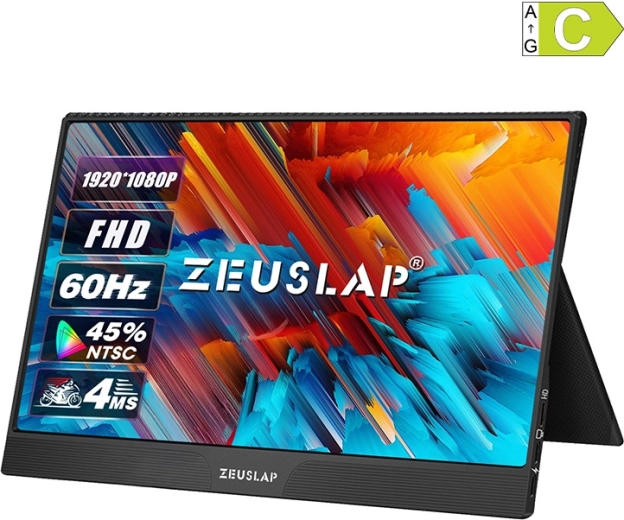 Monitor táctil portátil Zeuslap Z15ST 15,6" Full HD IPS