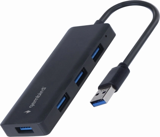 Gembird hub USB de 4 puertos USB 3.2 Gen 1 negro