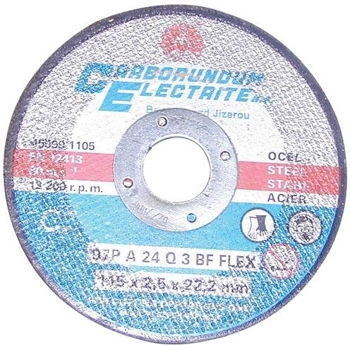 Disco de corte para acero 125 × 2,0 × 22,2 mm