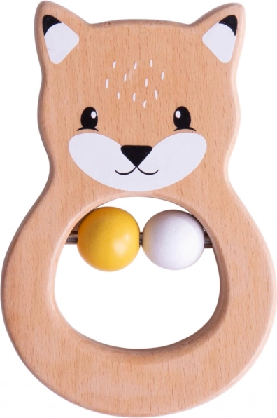 Sonajero de madera Zorro Bigjigs Baby