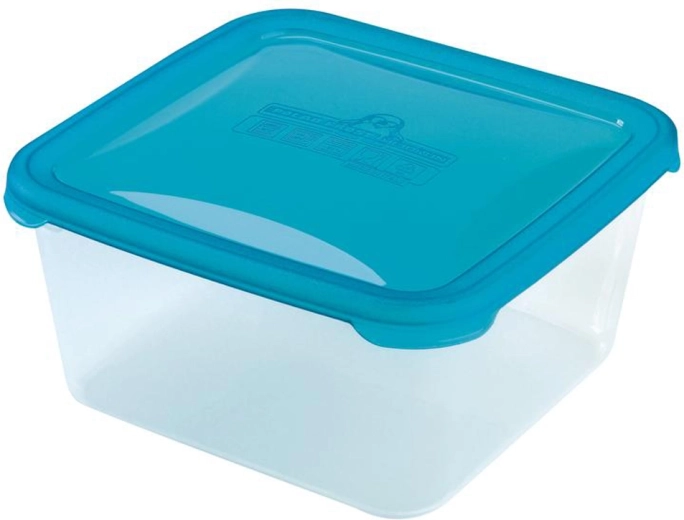 Recipiente de plástico Heidrun Polar Frost 2,4 l cuadrado