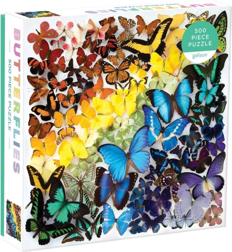 Puzle Mariposas arcoíris 500 piezas GALISON
