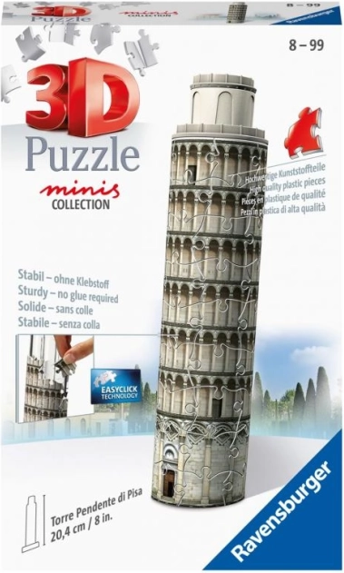 Ravensburger puzzle 3D con el motivo de la Torre Inclinada de Pisa