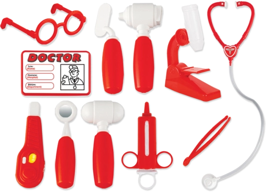Pequeño set de doctor con bolsa para niños PILSAN