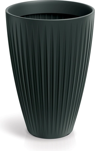 Macetero Latia Round High 40 cm antracita