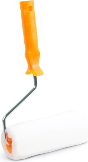 Rodillo de poliéster para adhesivo con mango, 180 mm