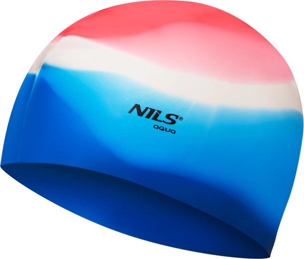 Gorro de natación de silicona NILS Aqua multicolor