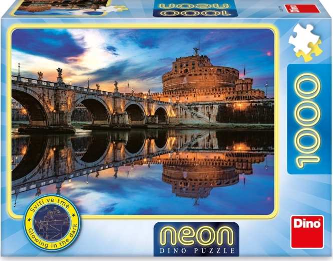 Puzle neón Castel Sant’Angelo 1000 piezas