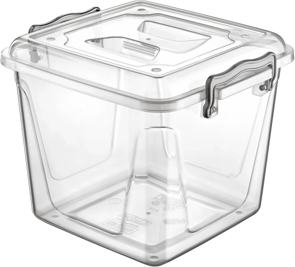 Caja de almacenamiento Multi cuadrada baja 8,5 l