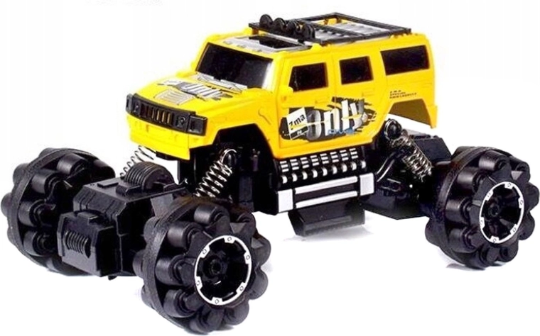 Coche todoterreno teledirigido Brave amarillo - 1 unidad
