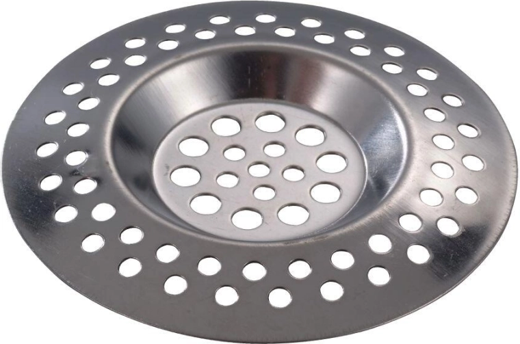 Colador de acero inoxidable para fregadero y lavabo 7,5 cm – 2 uds.
