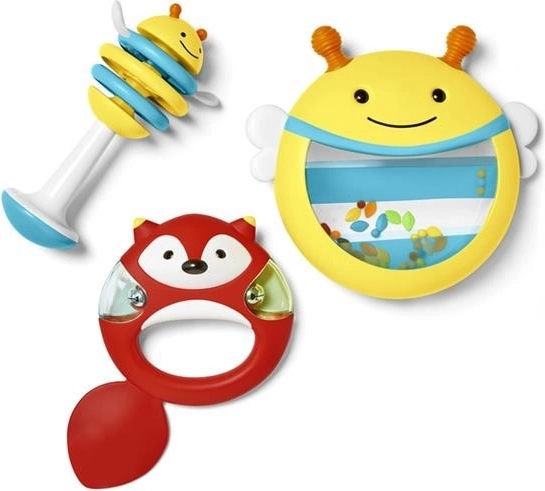 Skip Hop set de instrumentos musicales Explore & More, 3 uds., 6m+