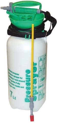 Pulverizador de presión para jardín 7 l de plástico