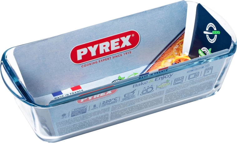 Molde de vidrio para bizcocho tipo plumcake Pyrex 1,5 l